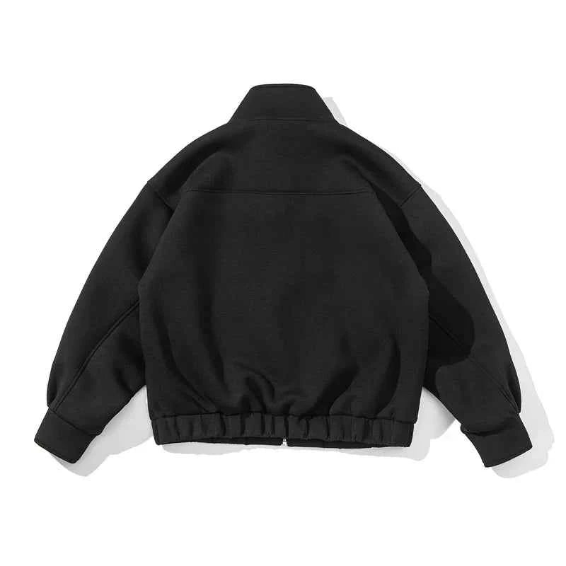 Y2K Spring Oversized Solid Color Cotton Jacket