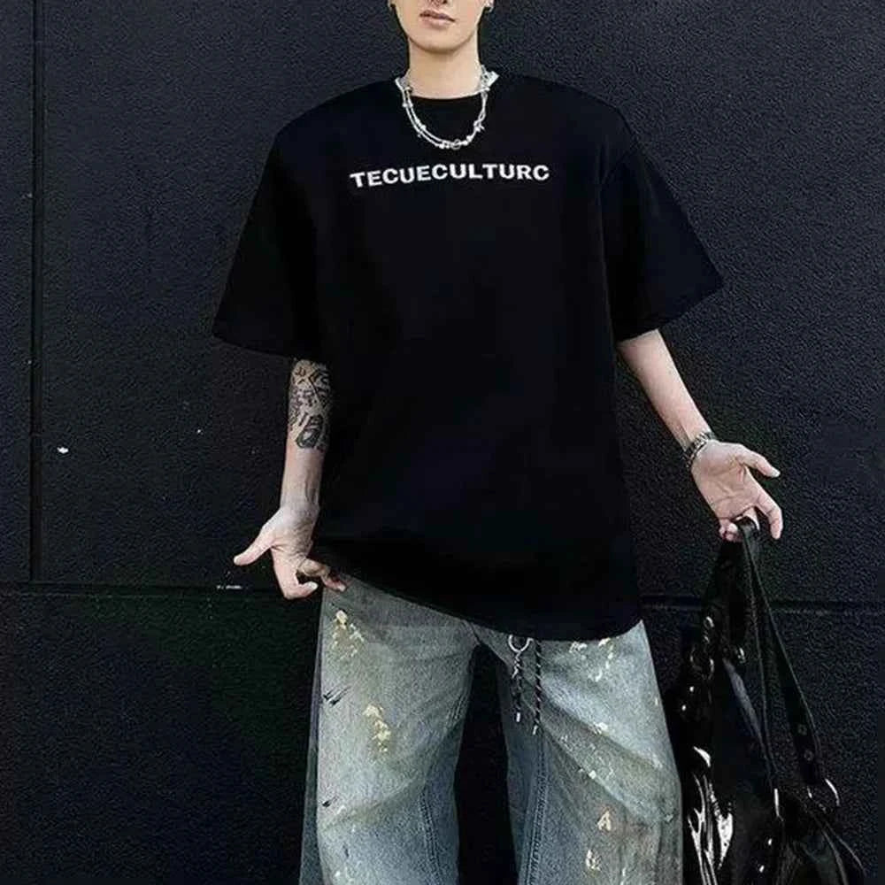 Embroidered Retro Short Sleeve T-Shirt