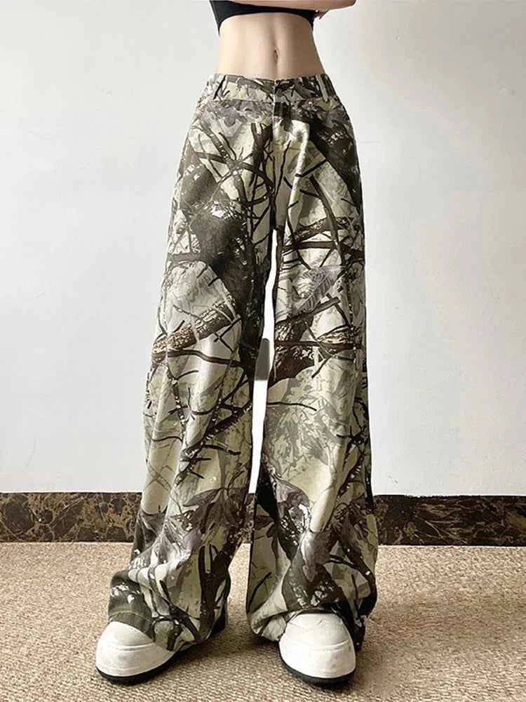 Effortless Cool American Style Loose Pants