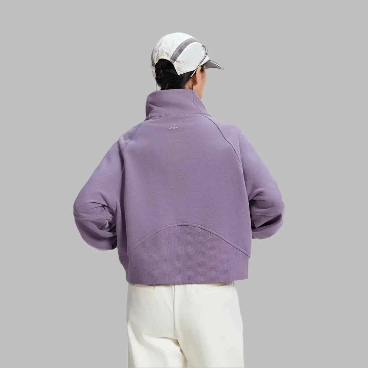 Warm Fleece Half-Zip Sweatshirt