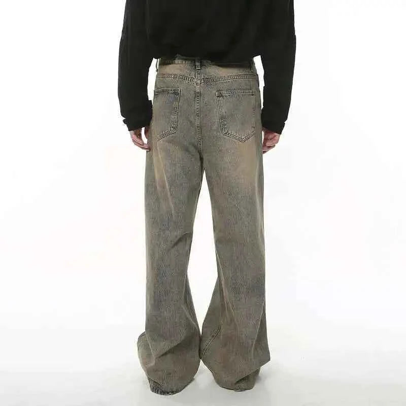 Patchwork Stylish Wornout Wide Leg Jeans