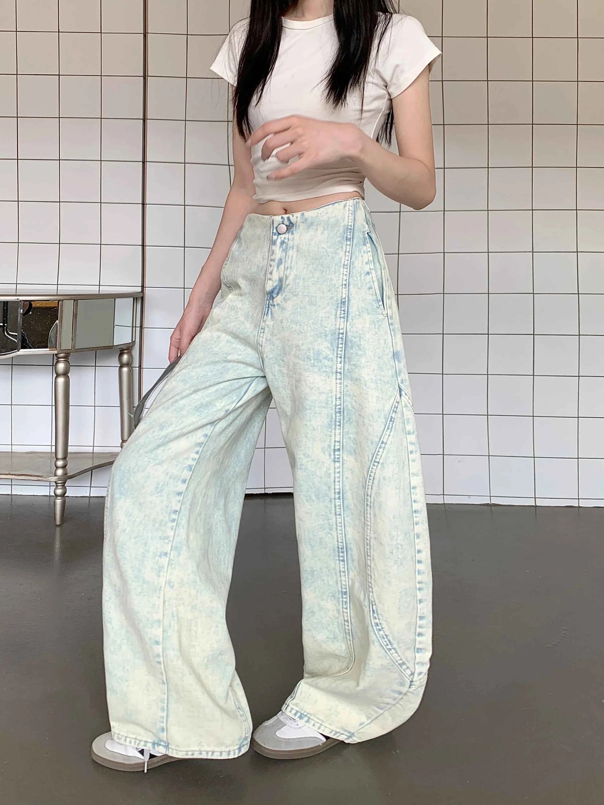 Vintage Streetwear Eclectic Trashy Denim Jeans