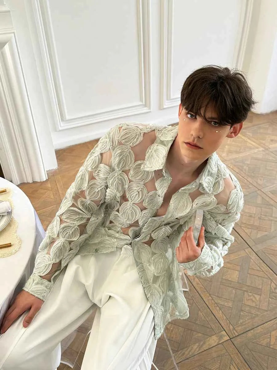 Stylish Breathable Long Sleeve Lapel Shirt