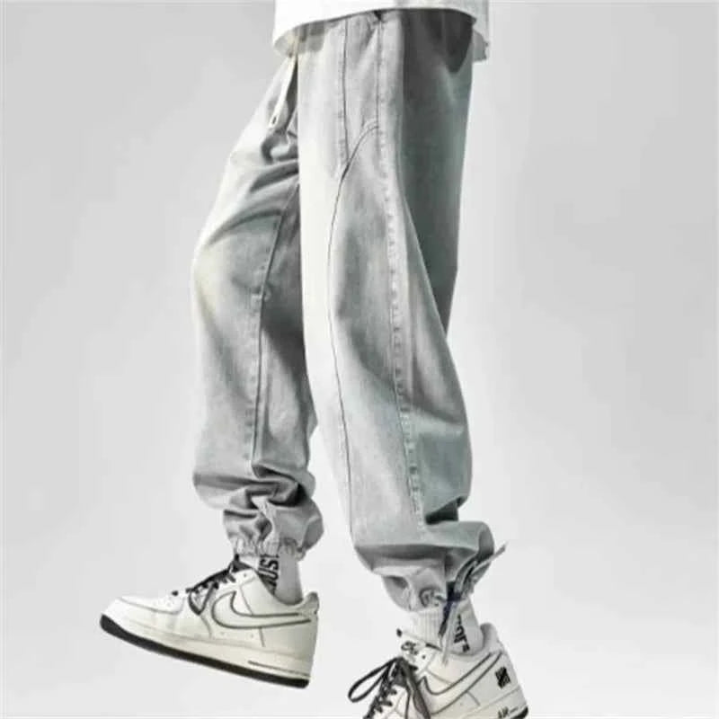 Streetwear Cool Autumn High Street Wide Leg Jeans