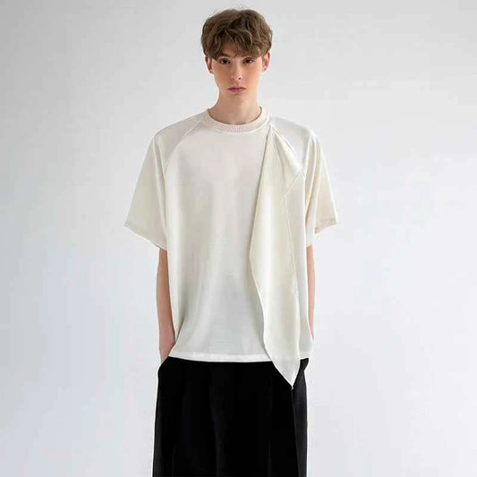 High Quality Personalized Ribbon Patchwork T-Shirt