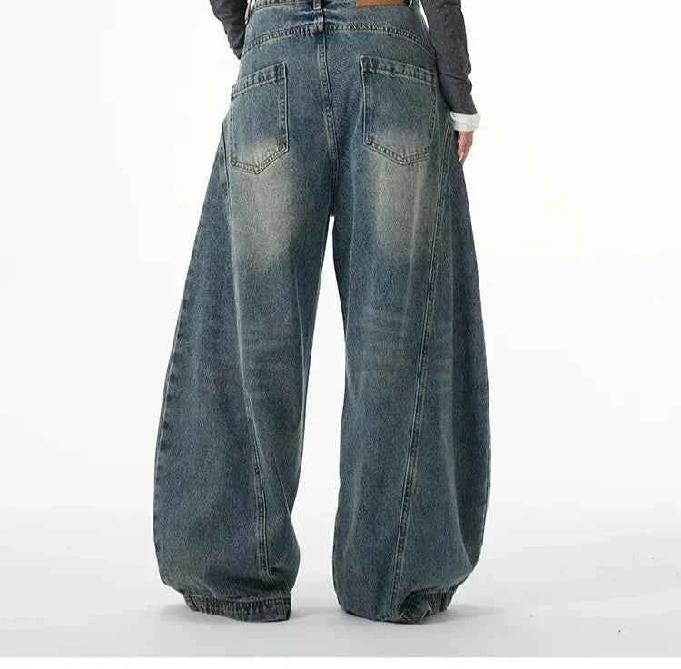 Stylish American Style Wide Leg Jeans