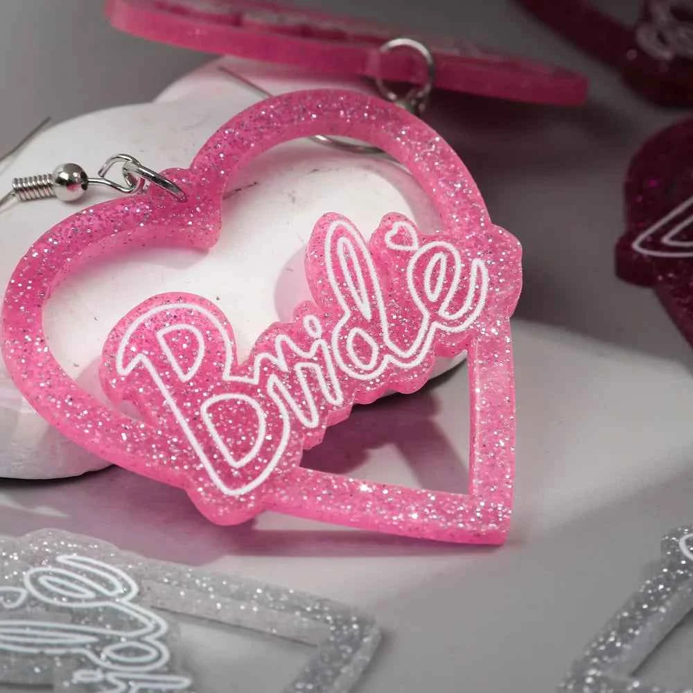Barbie Glitter Earrings