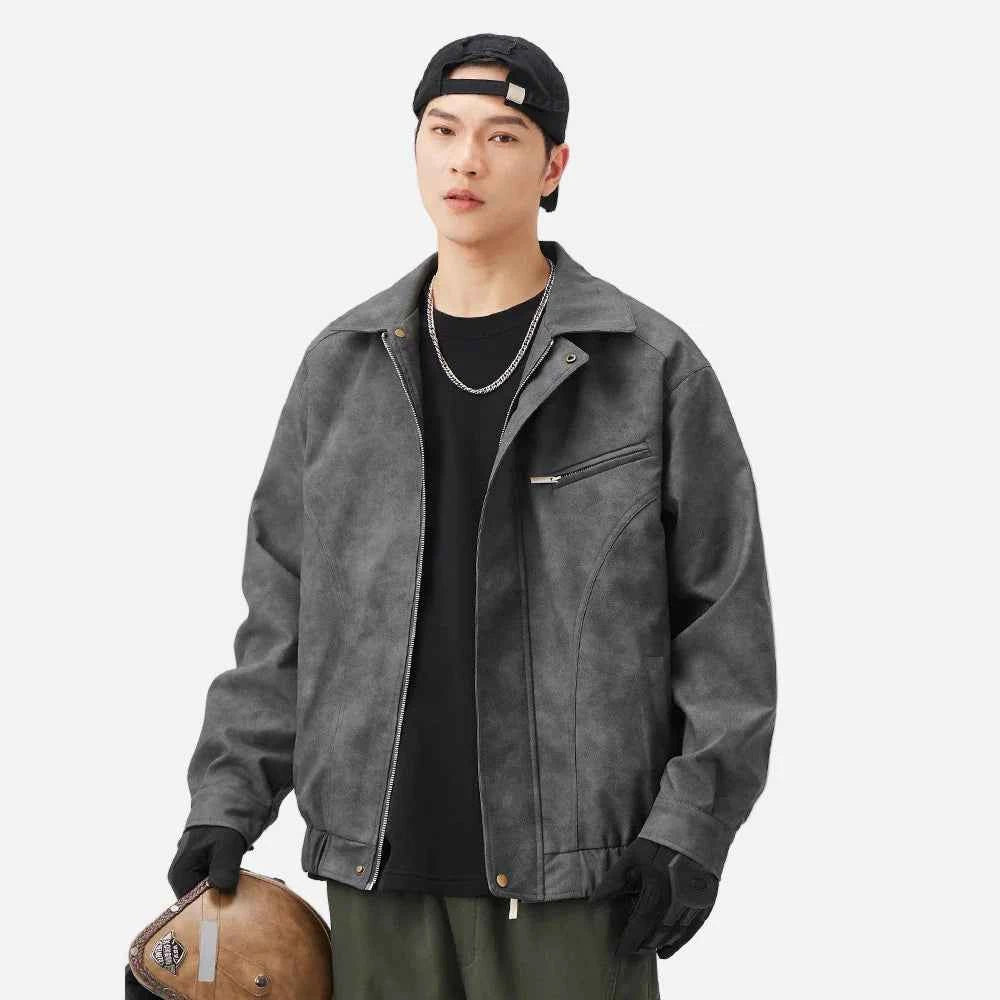 High End American Workwear Leather Jacket