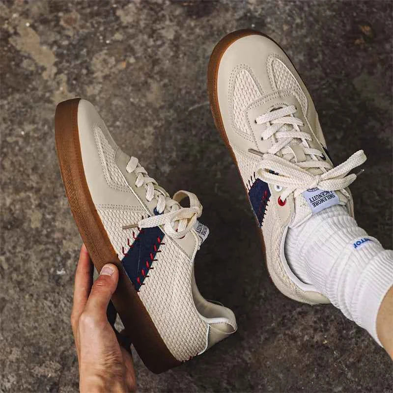 Men German Vintage Casual Lace-Up Sneaker