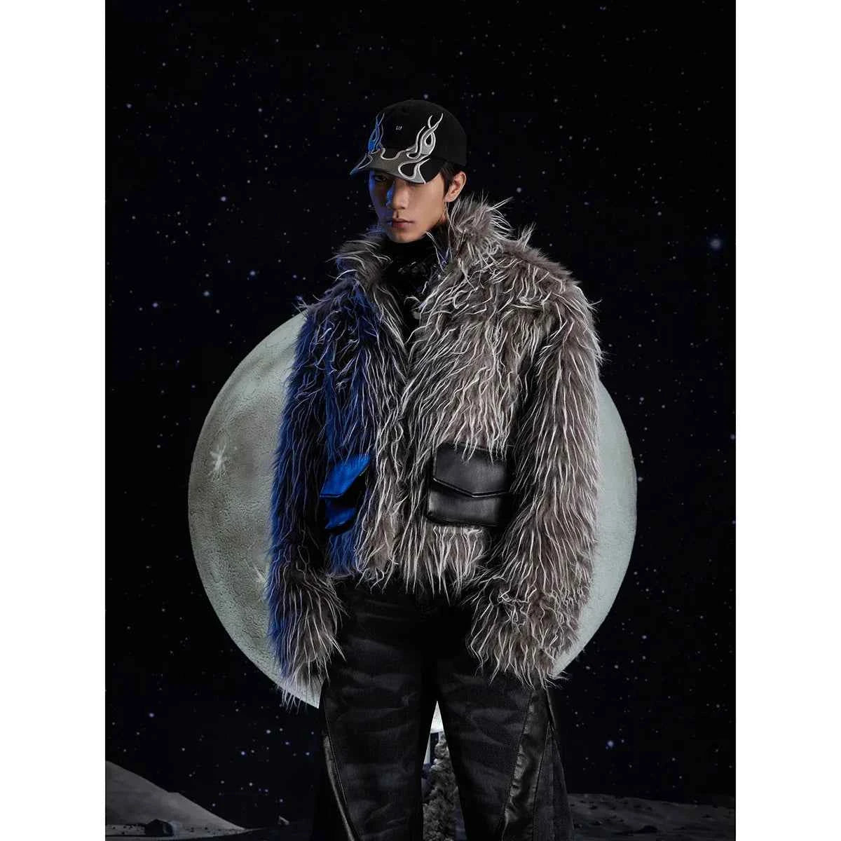 Winter Casual Luxurious Faux Fur Jacket