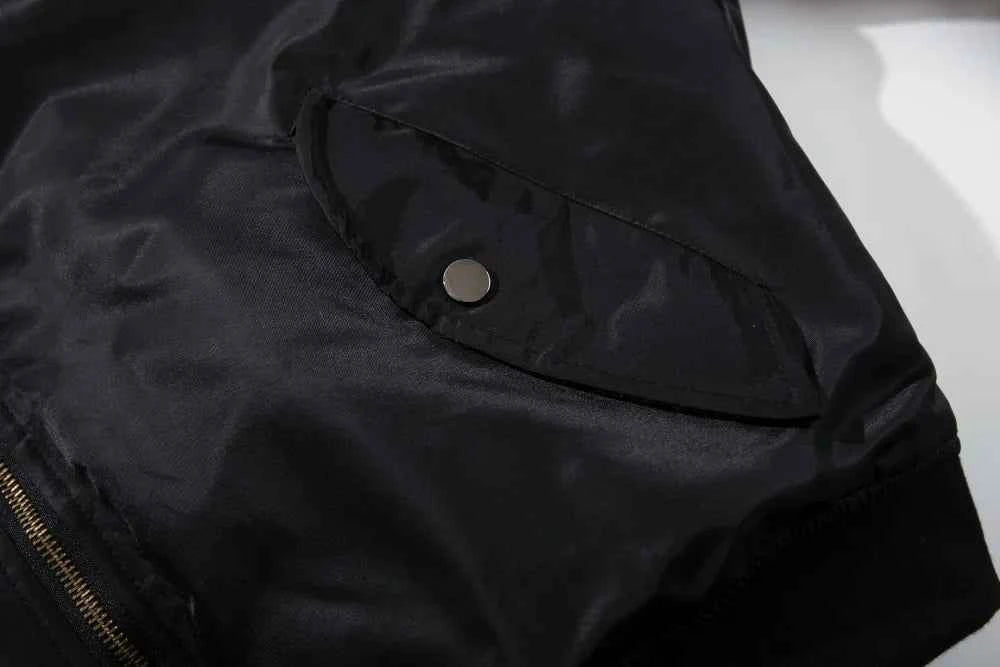 Winter Quilted Hip Hop Baseball Jacket
