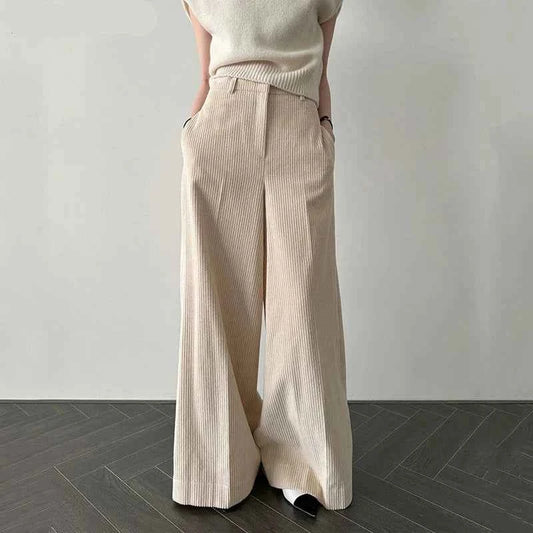Comfy Wide Leg Corduroy Pants