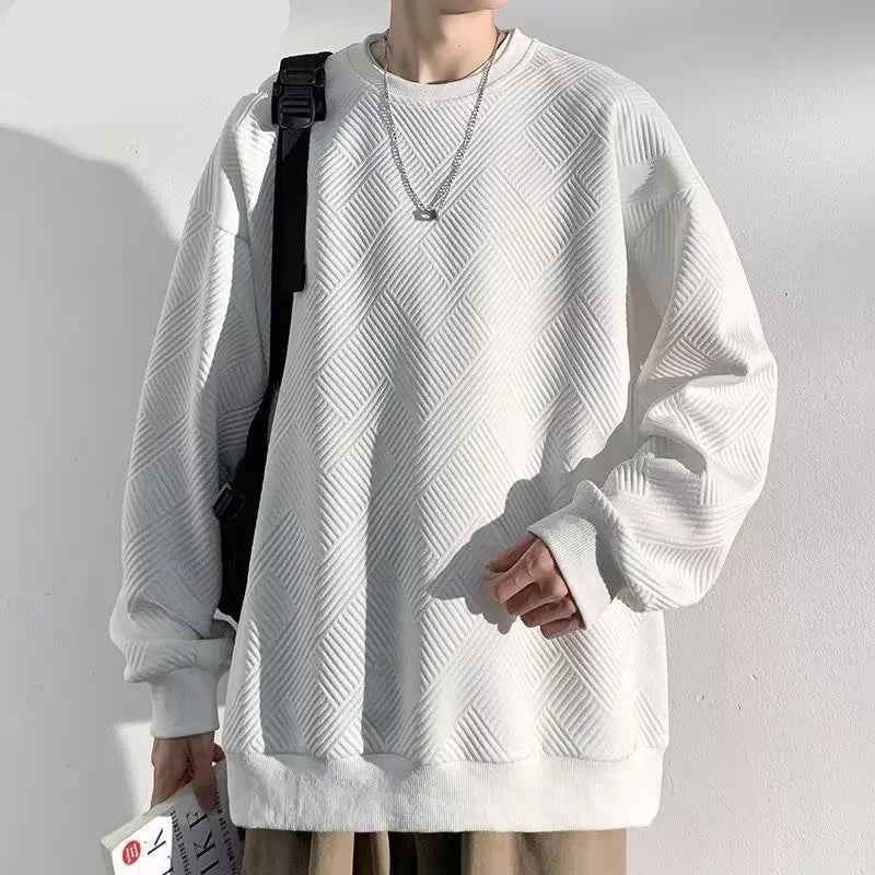 Versatile Classic Hip Hop Solid Color Sweatshirt