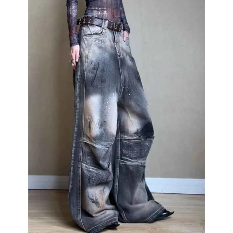 Vintage High Waist Blue Denim Jeans