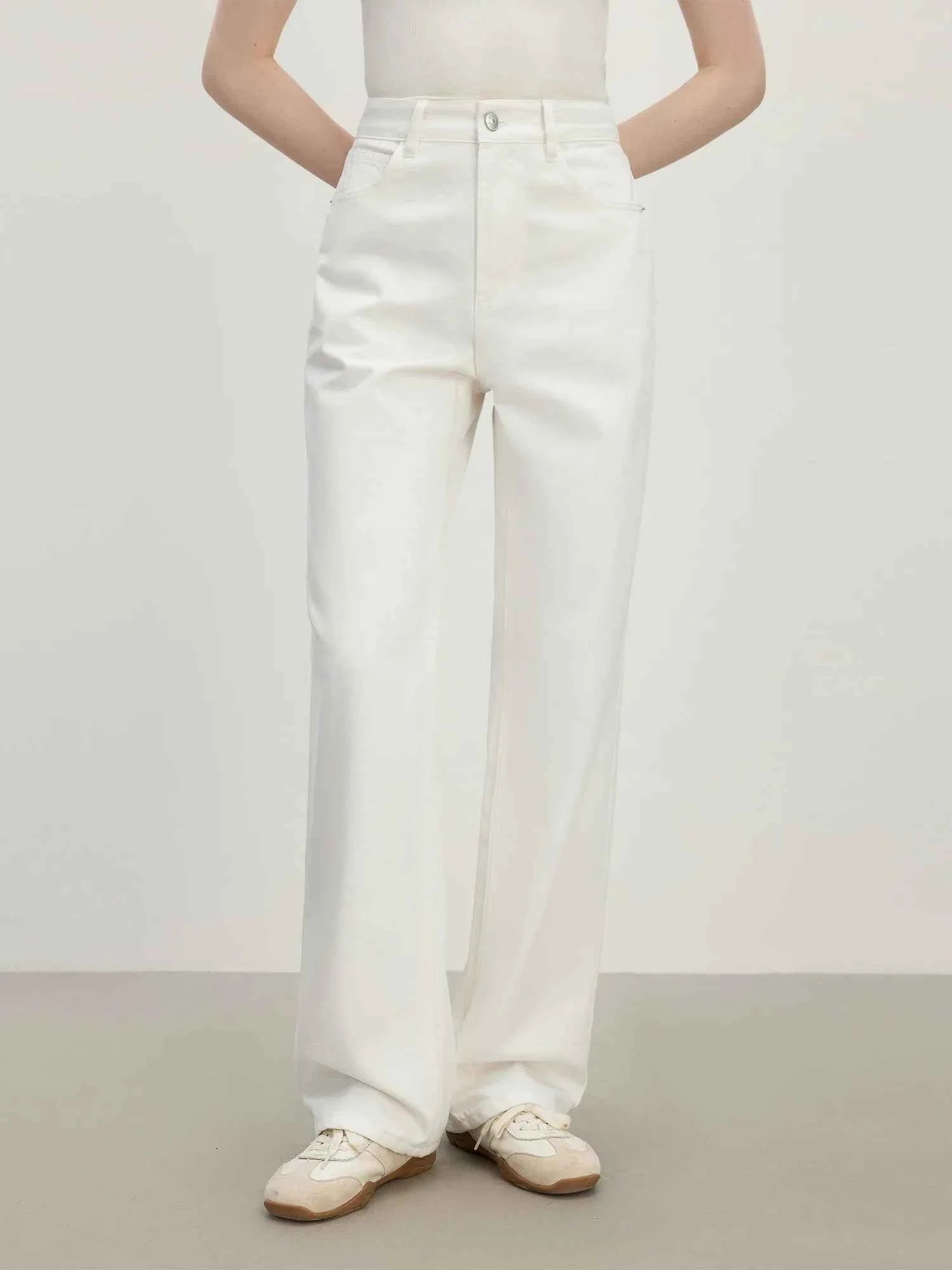 Women Cool Chic Minimalist High Waist Summer Jeans