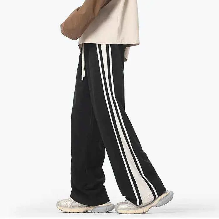 Winter Y2K Corduroy Wide Leg Sports Sweatpants