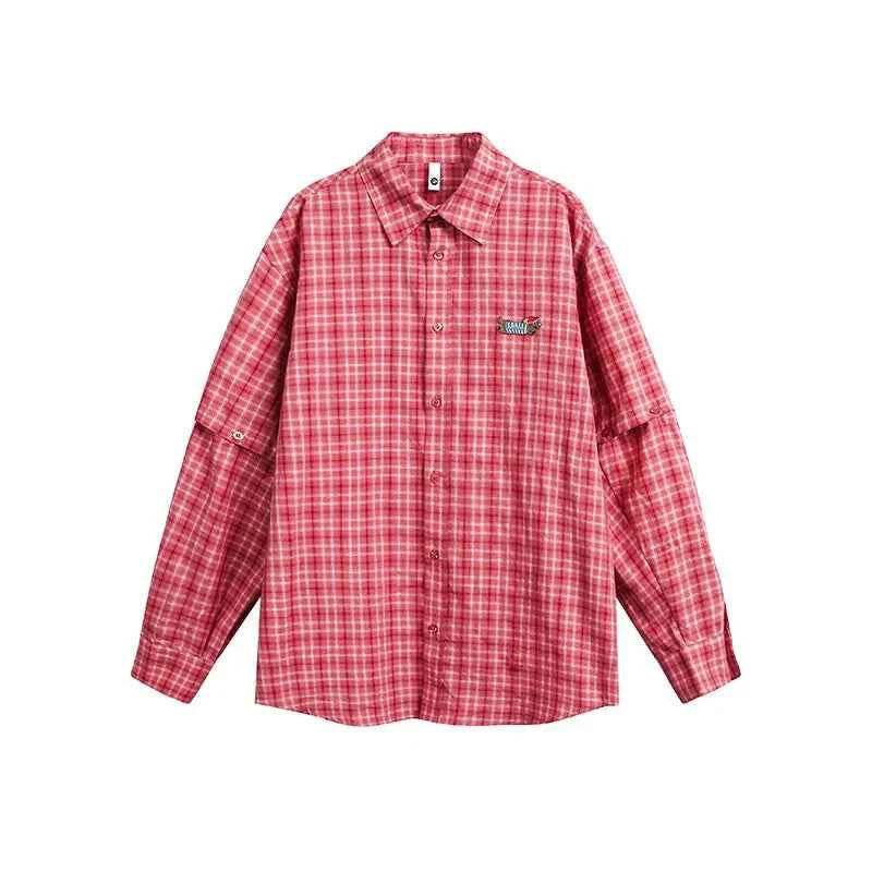 Plaid Loose Casual Summer Short Sleeve Shirt