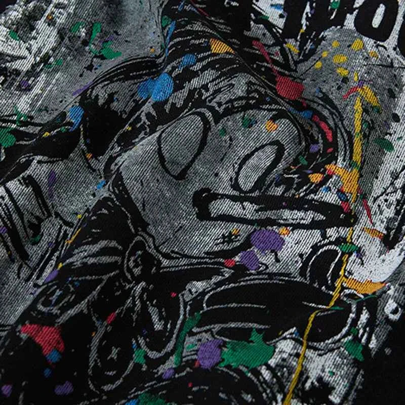 Stylish Graffiti Graphic Hip Hop Hoodie
