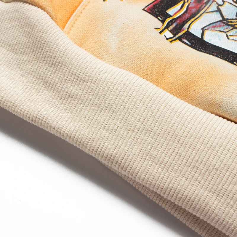 Colorful Retro Birdcage Fleece Hoodie