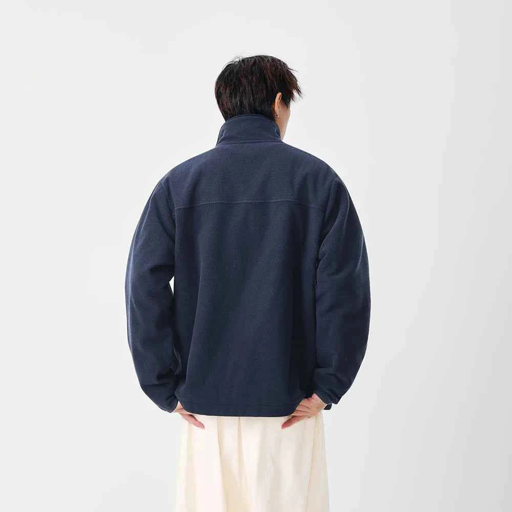 Y2K Lightweight Casual Fleece Zip-Up Jacket