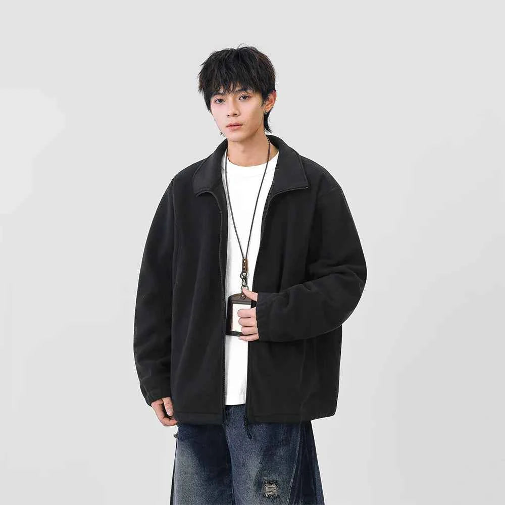Warm Comfortable Casual Full Zip Fleece Jacket