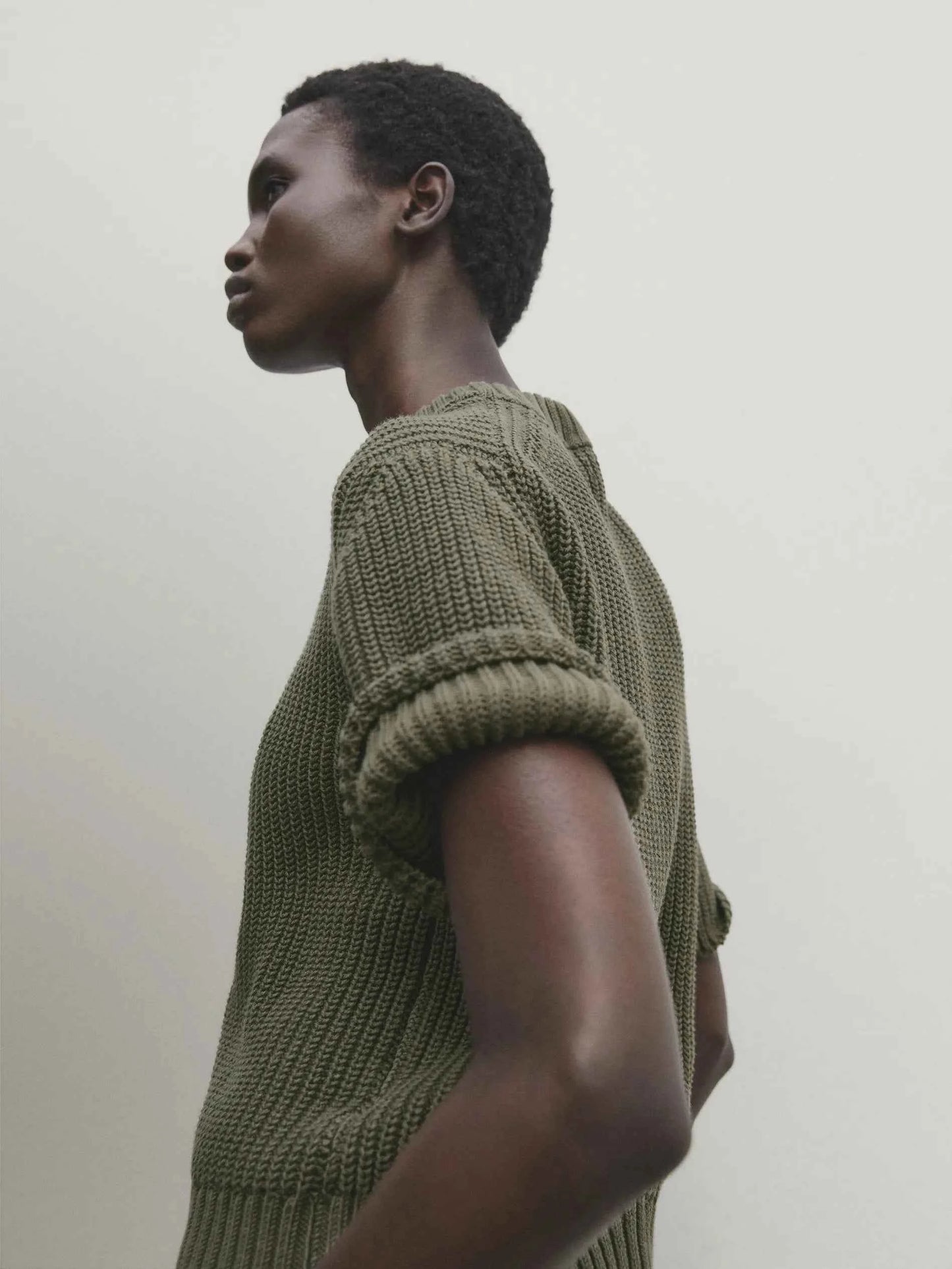 Women Vintage Ethereal Spring Style Crew Neck Sweater