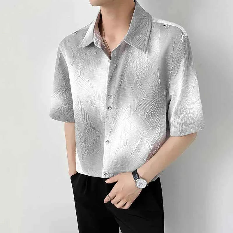 Classic Cool Gradient Color Trendy Slim Fit Shirt