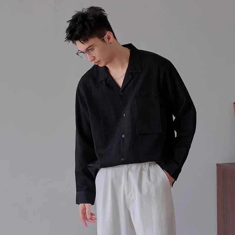 Classic Luxury Striped Long Sleeve Business Shirt