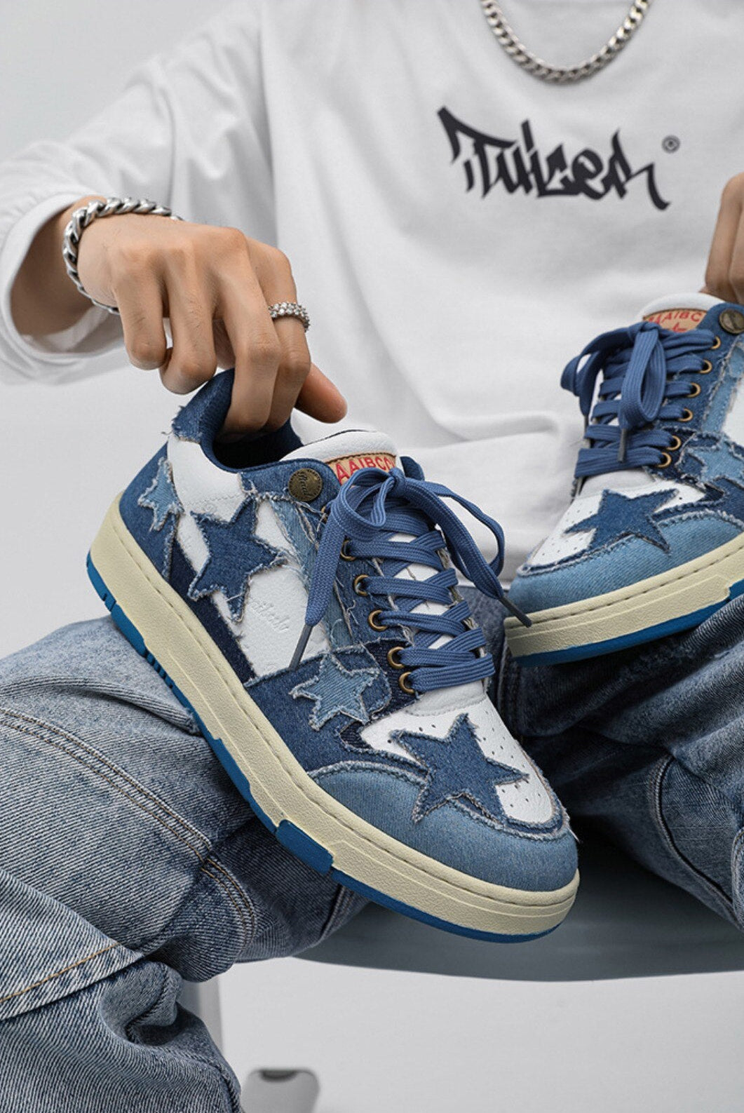 Star Eli1 Skate Sneakers - Blue