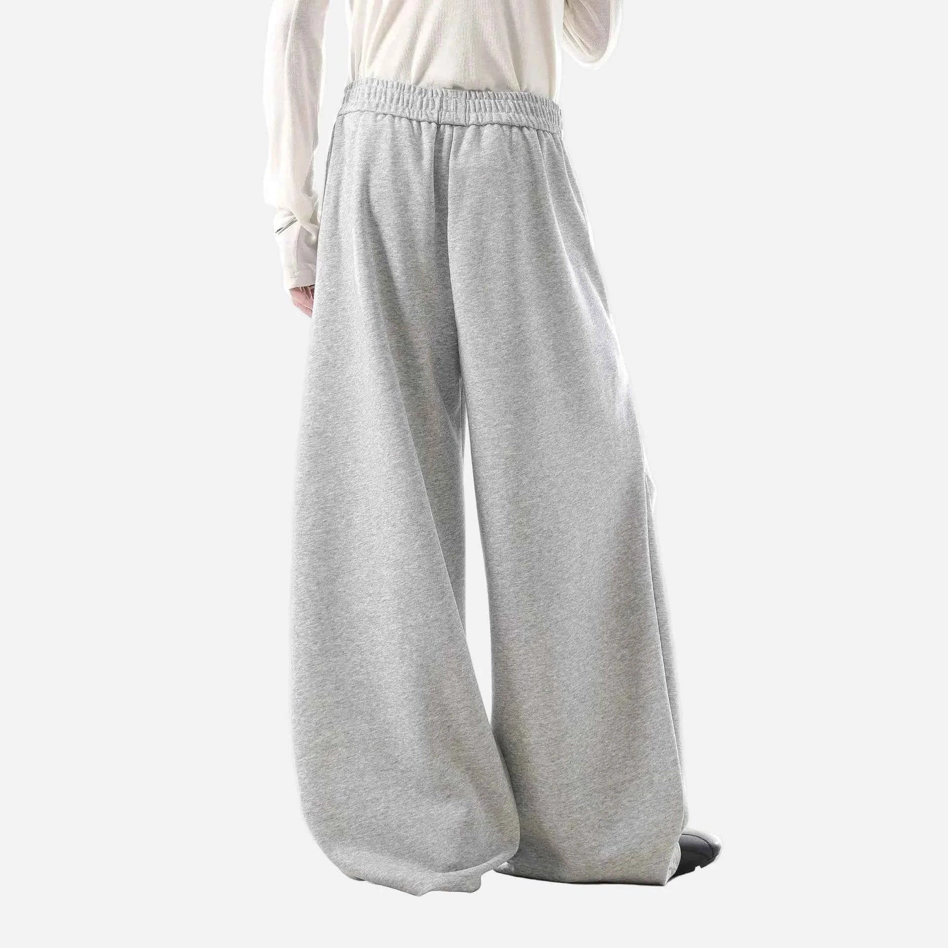 Effortless Elastic Waist Lantern Baggy Jogger