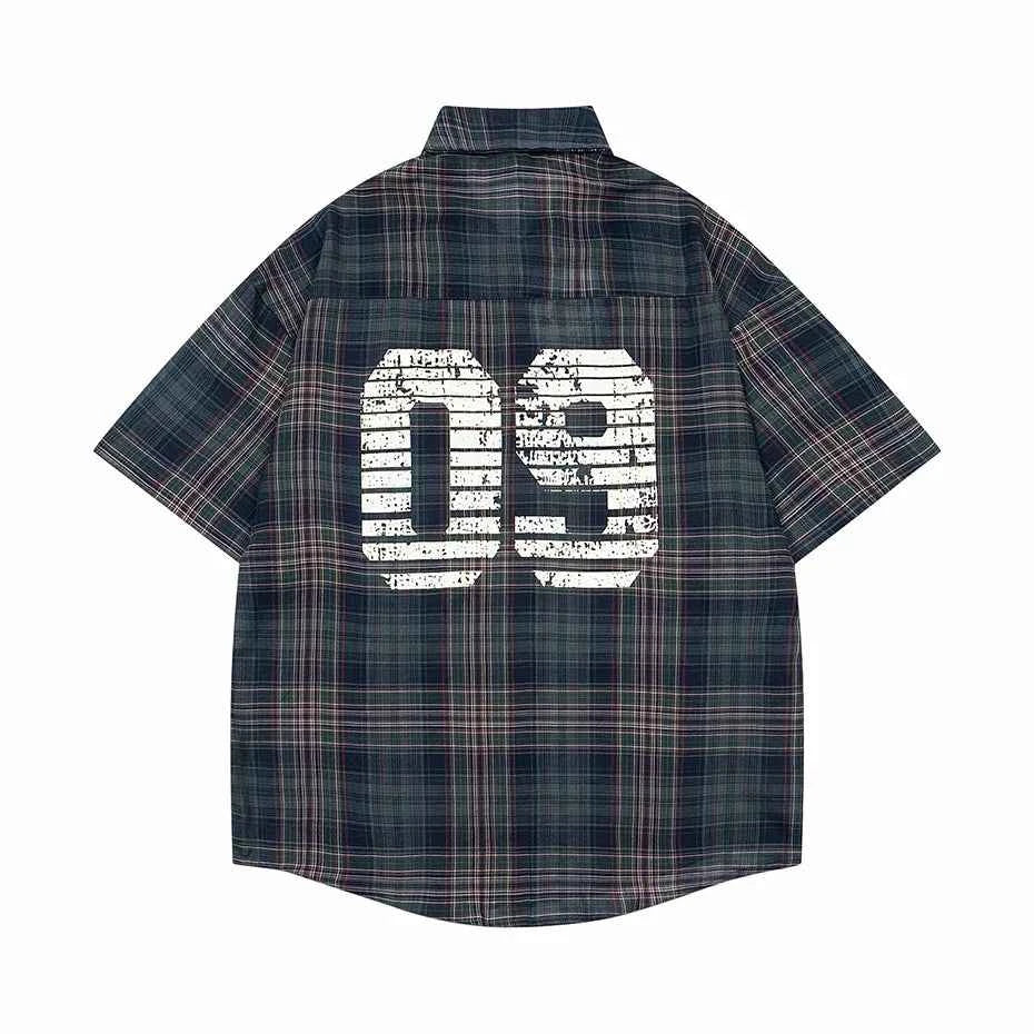 Flattering Plaid With Tie Button Up Casual Shirt