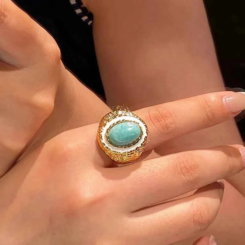 Geometric Vintage Stackable Open Finger Ring