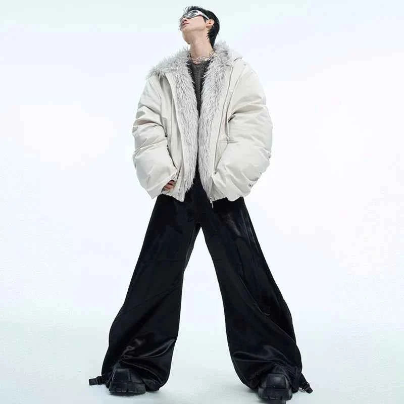 Men Warm Winter Casual Layers Hooded Cotton Jacket