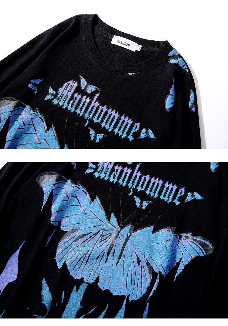 Butterfly Fire Flame Sweatshirt