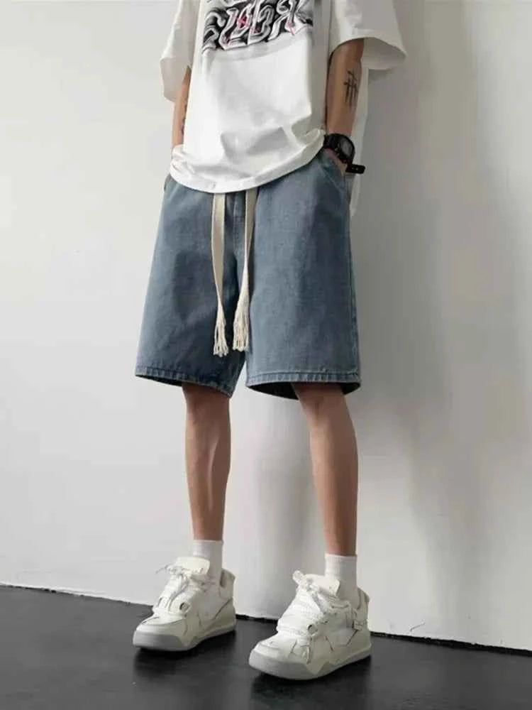 Vintage Korean Style Casual Relax Denim Short