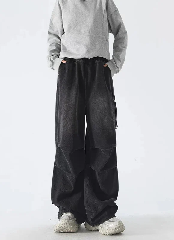 Y2K Men's Vintage Cool Baggy Jeans - Luxuryurbanwear