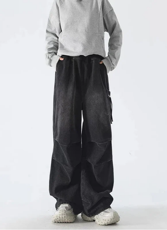 Y2K Men's Vintage Cool Baggy Jeans - Luxuryurbanwear