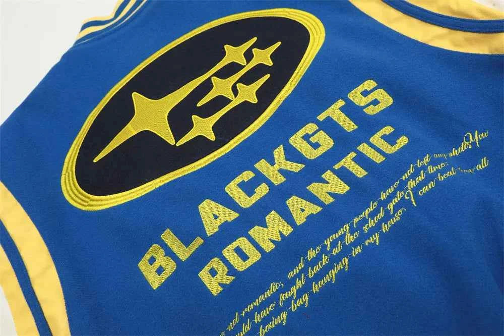 Retro Letter Embroidery Baseball Varsity Jacket