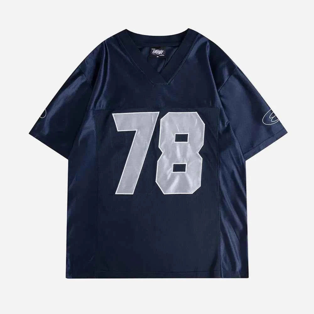 Retro Digital Print Short Sleeve Sports T-Shirt