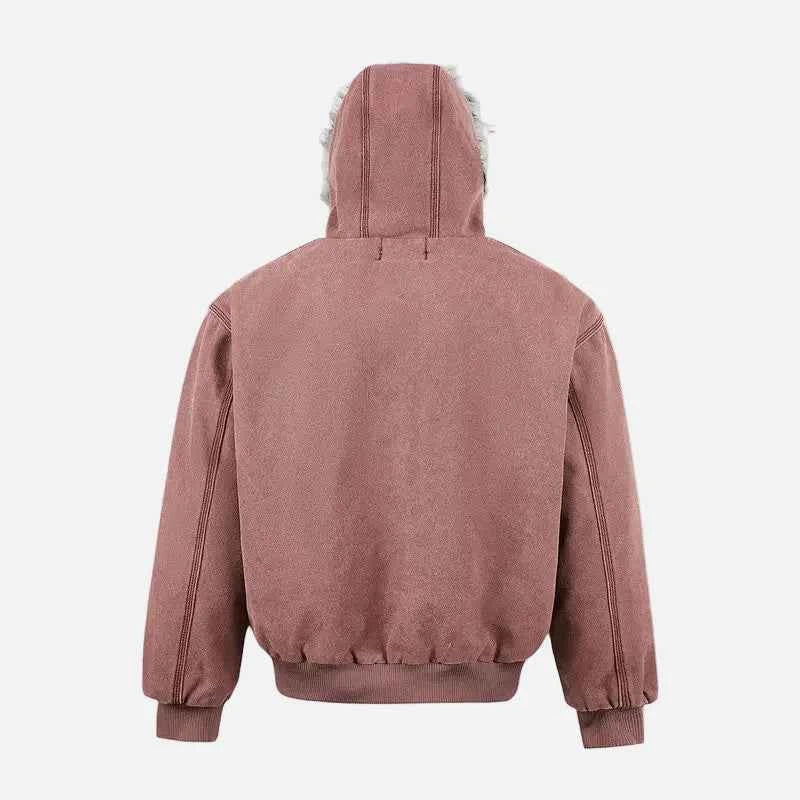 Hip Hop Retro Hooded Padded Parkas Jacket