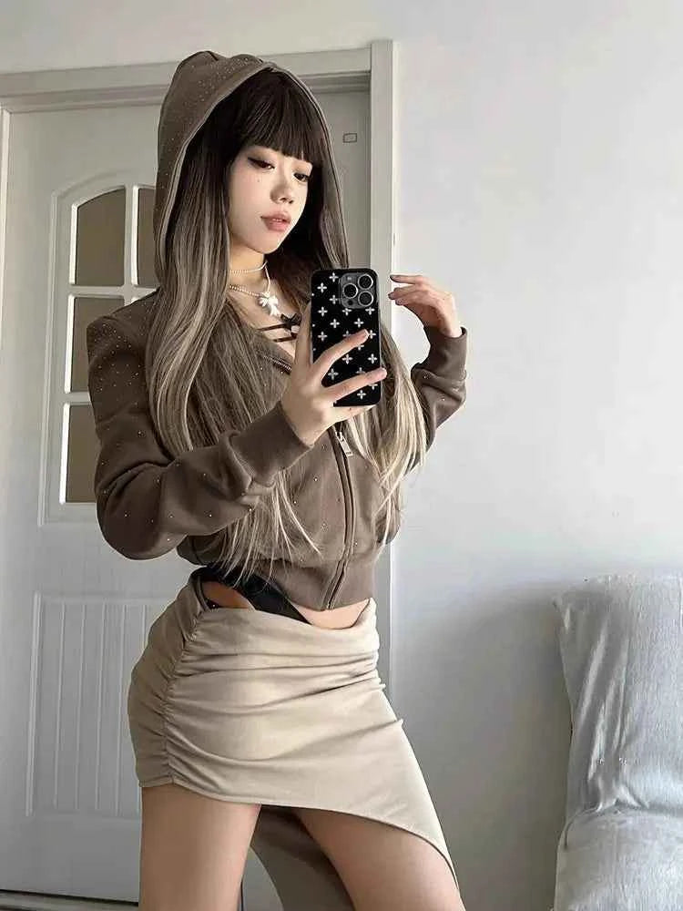Women Cozy Handsome Zip-Up Sweatshirt