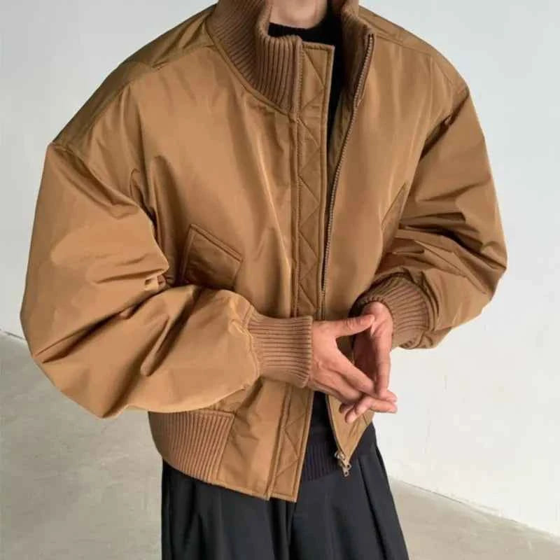 American Flight Stand Collar Bomber Jacket
