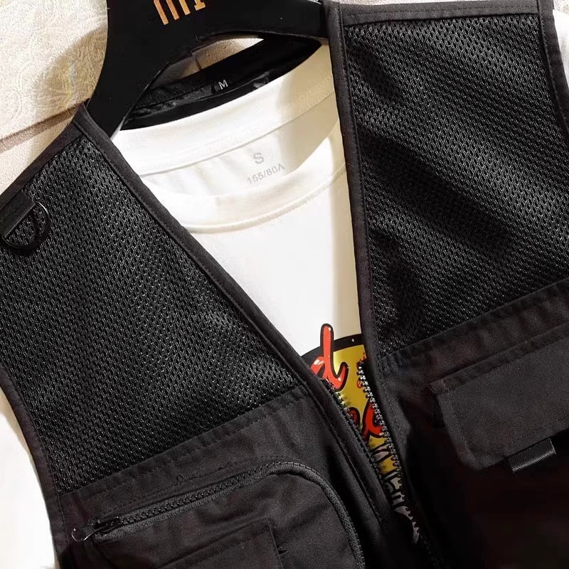 GIVNECHY Tactical Net Style Double T-Shirt