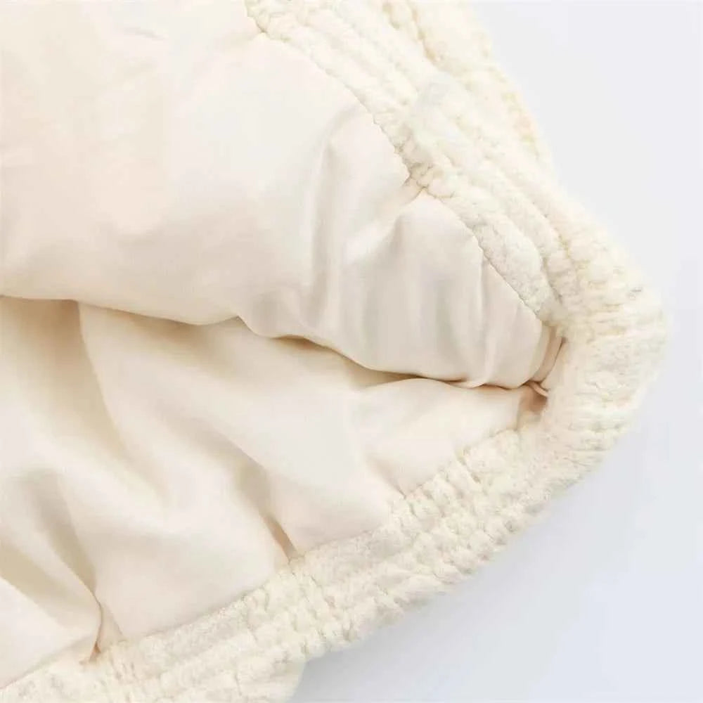 Y2K High-Quality Zipper Puffer Knitted Vest