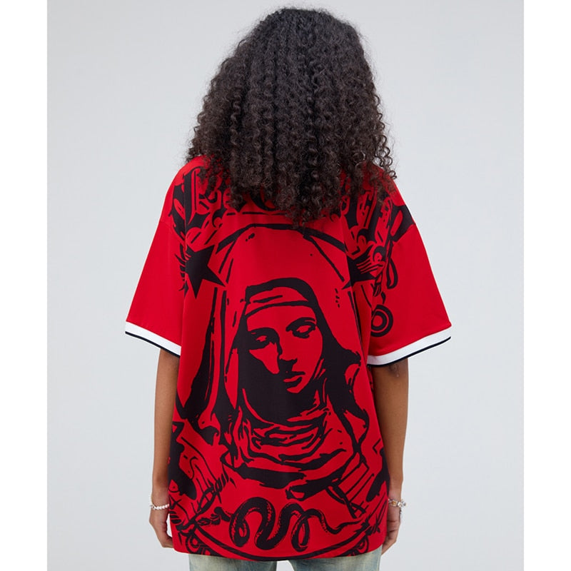 BLACKAIR Virgin Mary Graphic T-Shirt