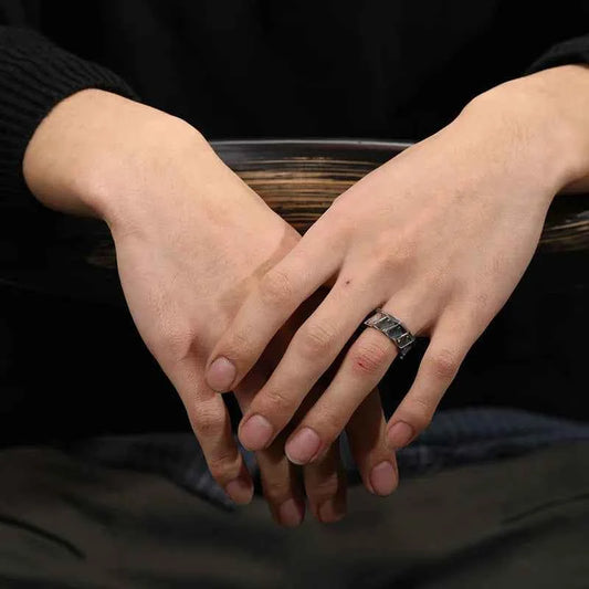 Vintage Cyberpunk Handmade Armor Ring