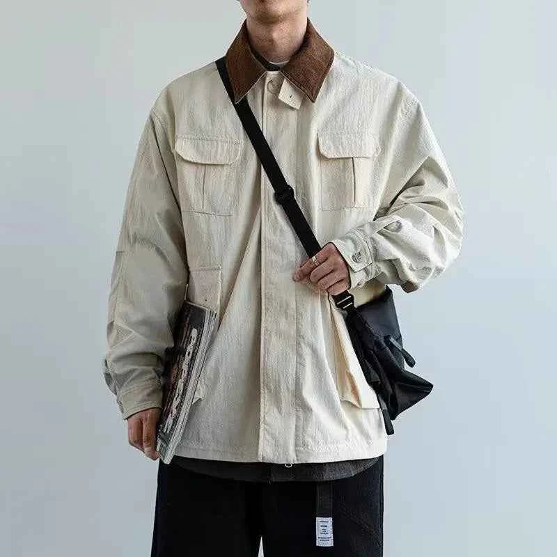 Men Classic Trendy Loose Retro Jacket
