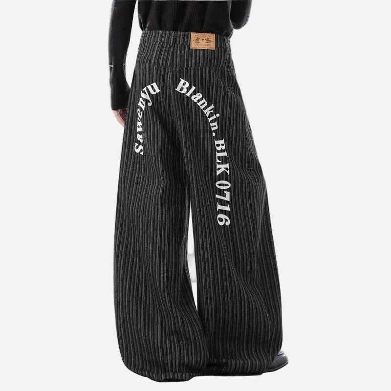 American Old Money Style Loose Suit Pants