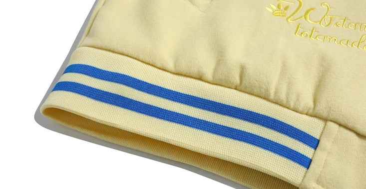 Embroidered Cartoon Cat Baseball Varsity Jacket
