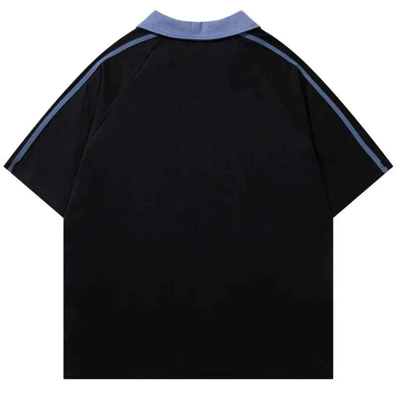 Insulated Y2K Graphic Patchwork Racing Sport T-Shirt